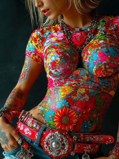Art Print SensuAI - Ink & Bloom