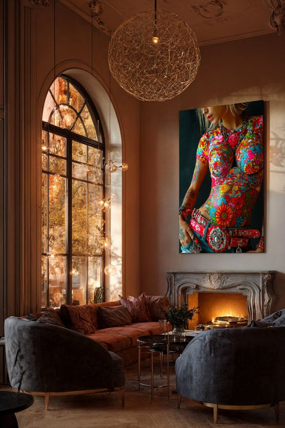 Art Print SensuAI - Ink & Bloom