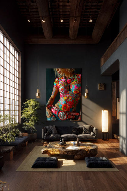 Art Print SensuAI - Ink & Bloom