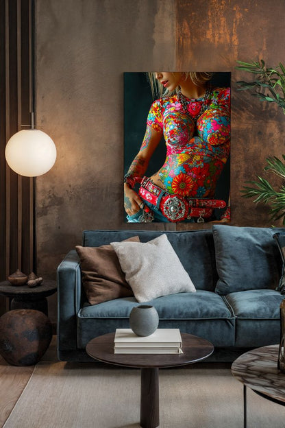 Art Print SensuAI - Ink & Bloom