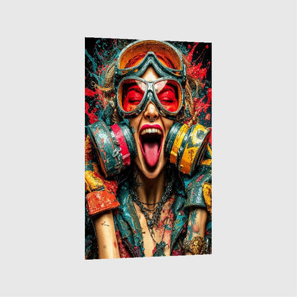Art Print SensuAI - Red scream