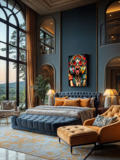 Art Print SensuAI - Red scream