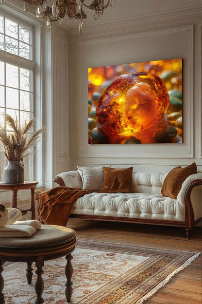 Art Print Abstract Lab AI - In Liquid Light