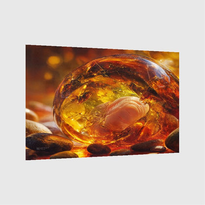 Art Print Abstract Lab AI - Liquid Pixels
