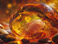Art Print Abstract Lab AI - Liquid Pixels
