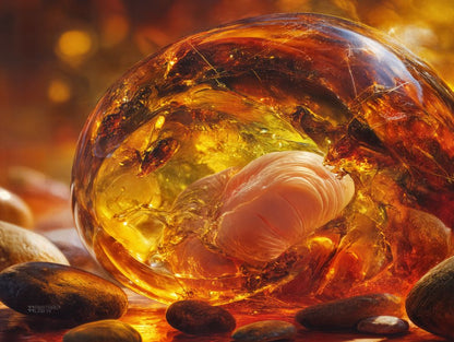 Art Print Abstract Lab AI - Liquid Pixels