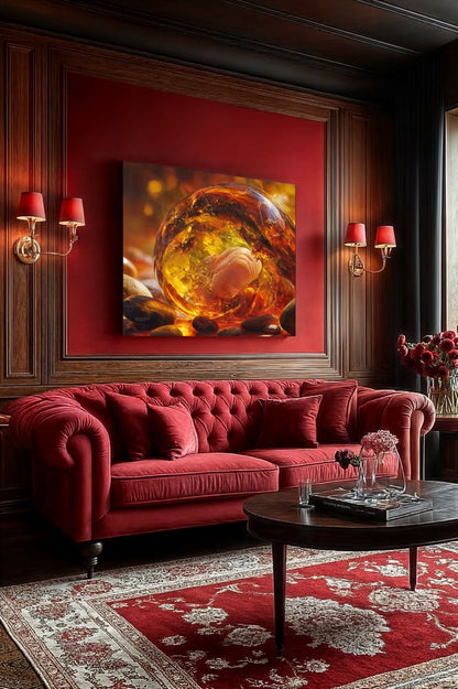 Art Print Abstract Lab AI - Liquid Pixels