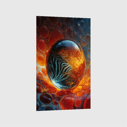 Art Print Abstract Lab AI - Fluid Refractions