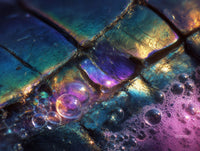 Art Print Abstract Lab AI - Neon Dew