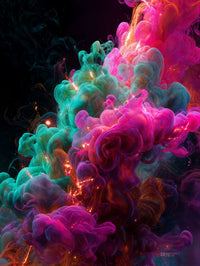 Art Print Abstract Lab AI - Chromatic Surge