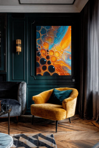 Art Print Abstract Lab AI - Prismatic Geometry