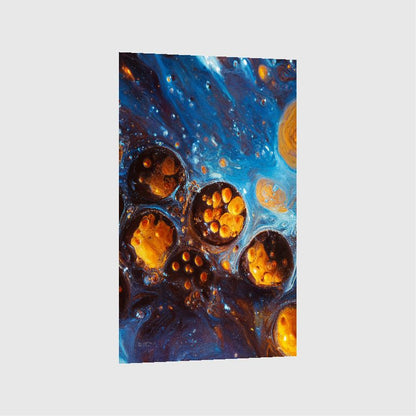 Art Print Abstract Lab AI - Luminous Eruption