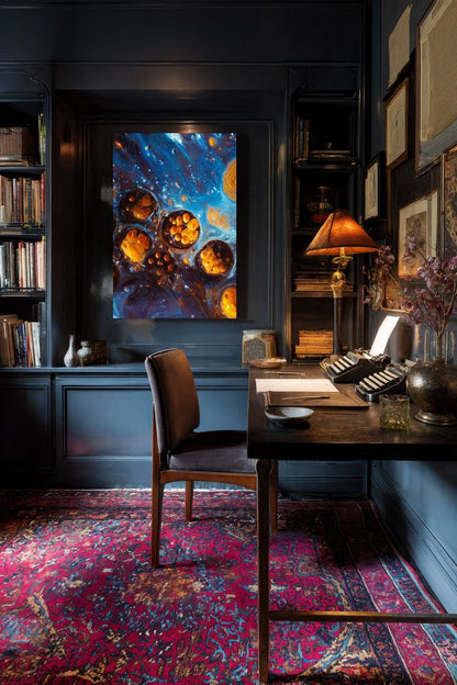 Art Print Abstract Lab AI - Luminous Eruption