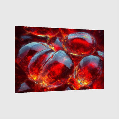 Art Print Abstract Lab AI - Volcanic Whispers