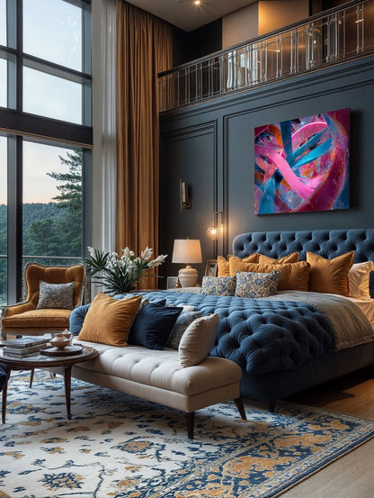 Art Print Abstract Lab AI - Echoes in Motion