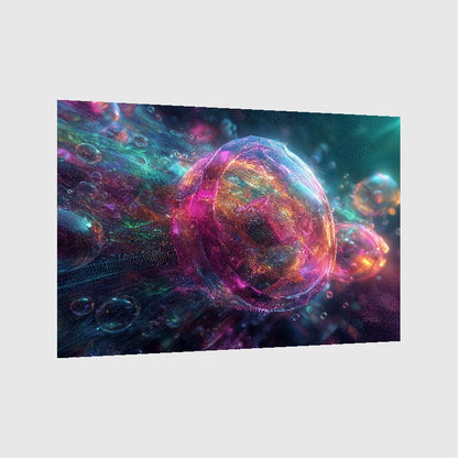 Art Print Abstract Lab AI - Photon Network