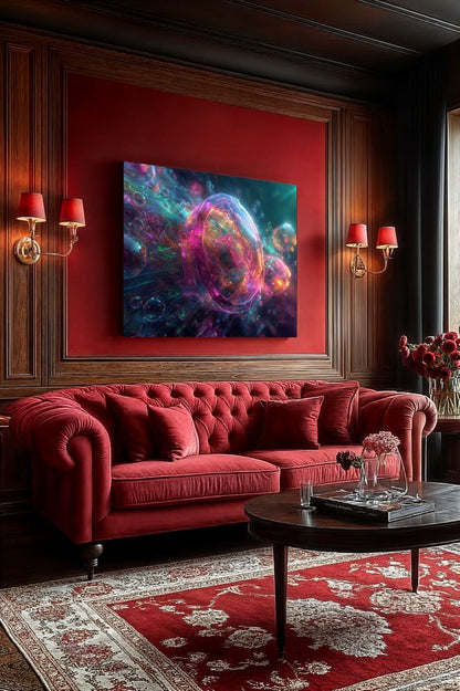 Art Print Abstract Lab AI - Photon Network