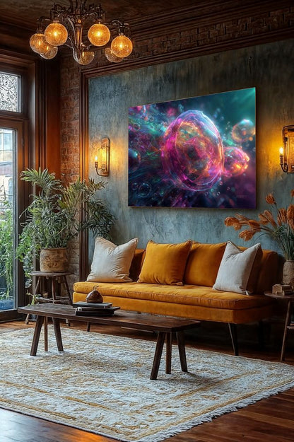 Art Print Abstract Lab AI - Photon Network