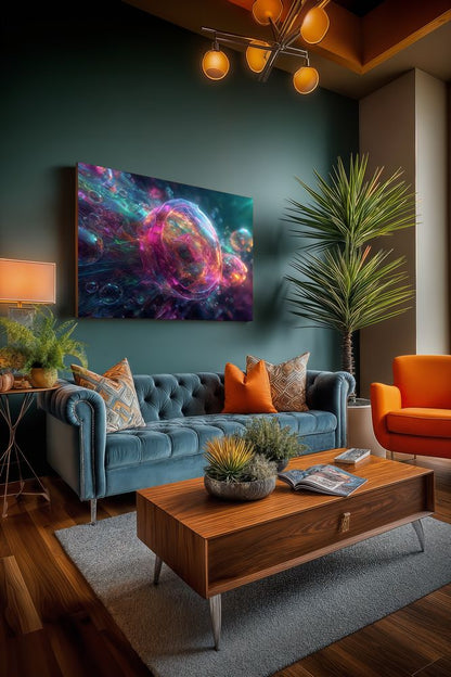 Art Print Abstract Lab AI - Photon Network