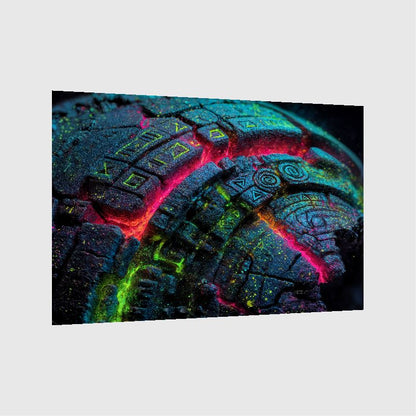 Art Print Abstract Lab AI - Radiant Connectome