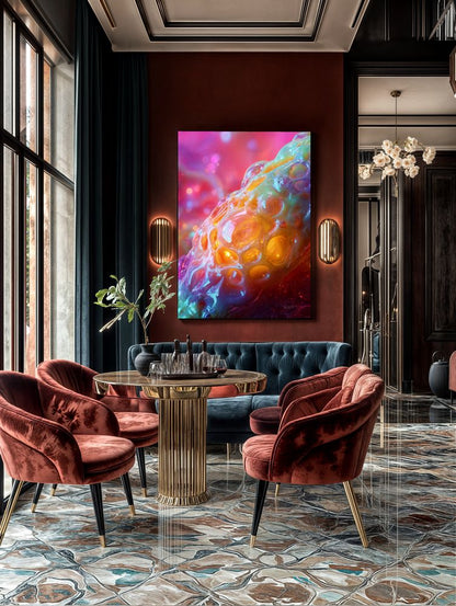 Art Print Abstract Lab AI - Viscous Glow