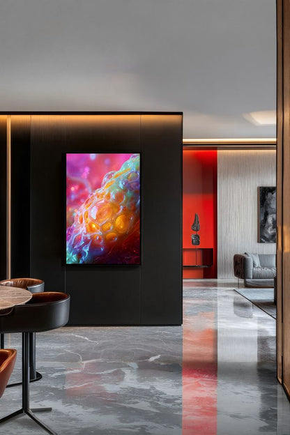 Art Print Abstract Lab AI - Viscous Glow