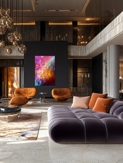 Art Print Abstract Lab AI - Viscous Glow