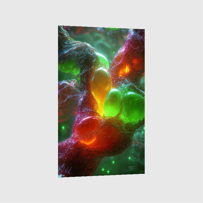 Art Print Abstract Lab AI - Neural Luminescence