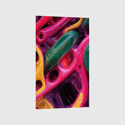 Art Print Abstract Lab AI - Alien Biostructure
