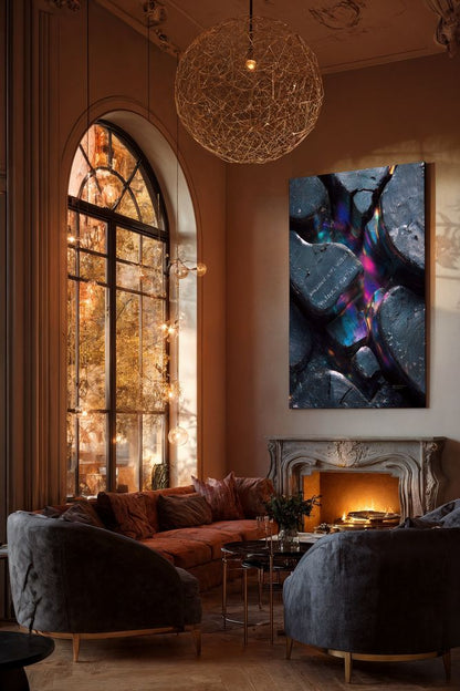 Art Print Abstract Lab AI - Glowing Infusions