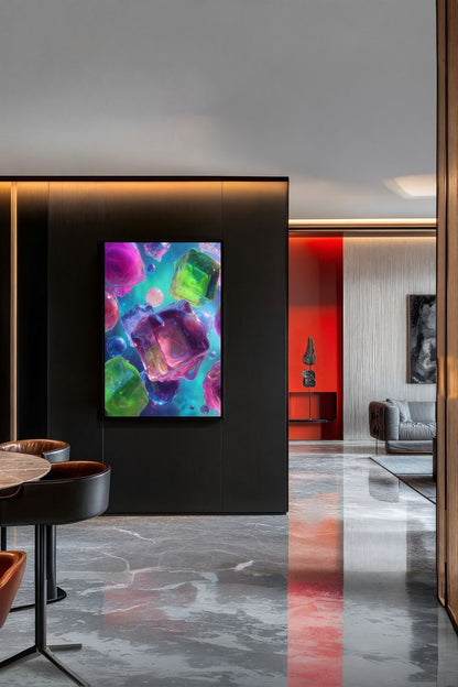 Art Print Abstract Lab AI - Sap & Spectrum
