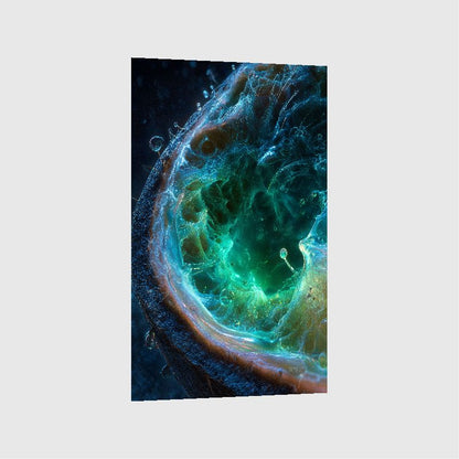 Art Print Abstract Lab AI - Abyssal Glow