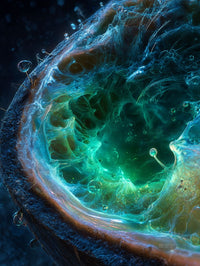 Art Print Abstract Lab AI - Abyssal Glow