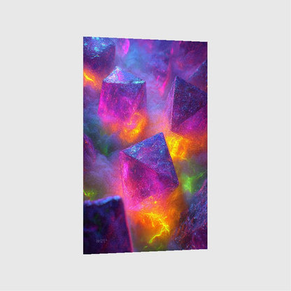Art Print Abstract Lab AI - Molecular Rift