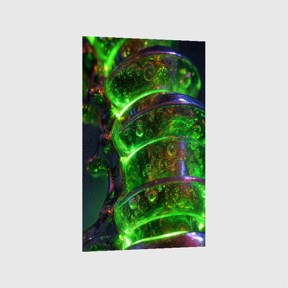 Art Print Abstract Lab AI - Viscous Aurora