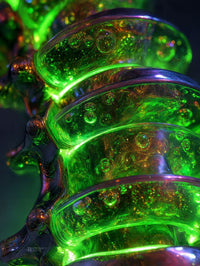 Art Print Abstract Lab AI - Viscous Aurora