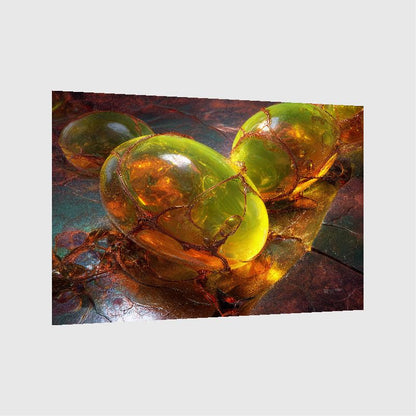Art Print Abstract Lab AI - Bubbled Vortex