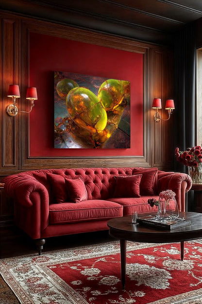 Art Print Abstract Lab AI - Bubbled Vortex