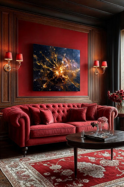 Art Print Abstract Lab AI - Radiant Flux