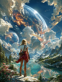 Art Print Alex Bush AI - Edge of Two Worlds