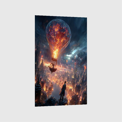 Art Print Alex Bush AI - When Skies Collide