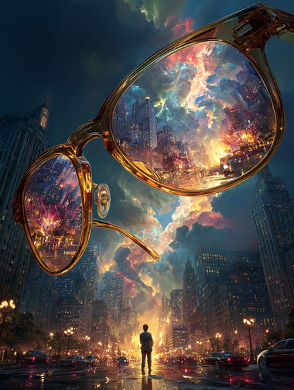 Art Print Alex Bush AI - The Adventurer's Horizon
