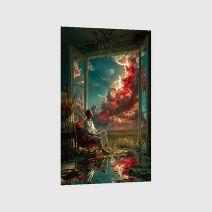 Art Print Alex Bush AI - Reflections of the Cosmos