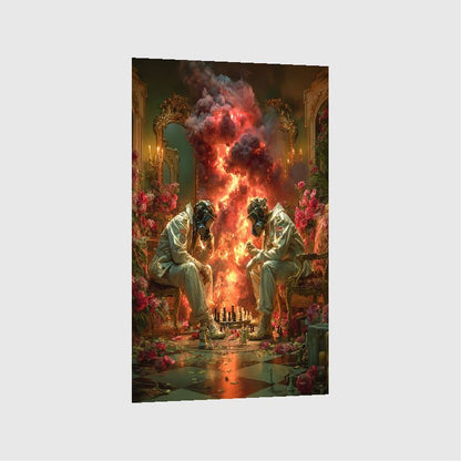 Art Print Alex Bush AI - Where Worlds Fights