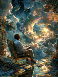 Art Print Alex Bush AI - The Day the Heavens Opened