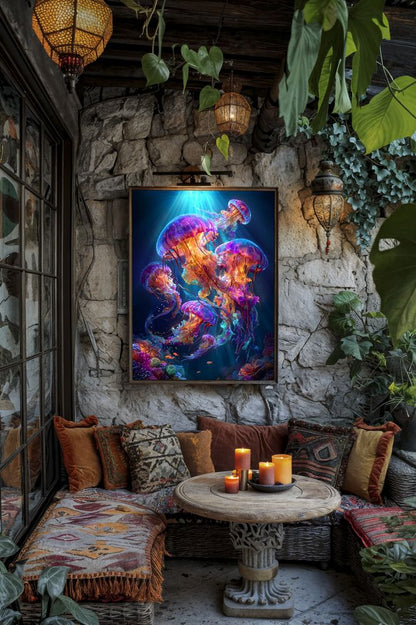 Art Print Salt Life AI - Serenade of Colors