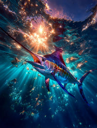 Art Print Salt Life AI - Luminous Currents