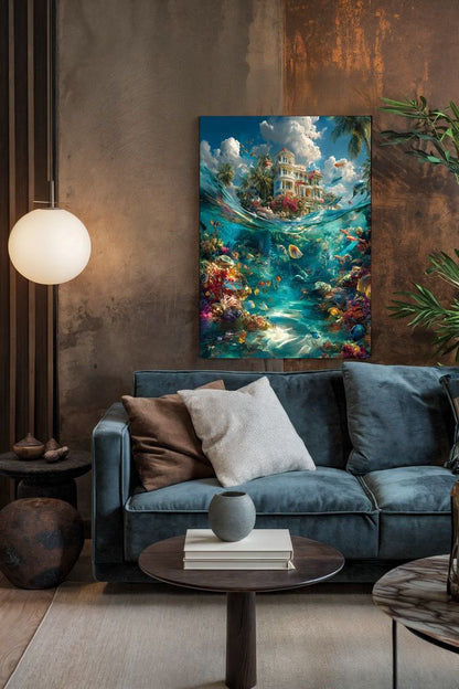 Art Print BogARTai - Galaxies Beneath the Waves