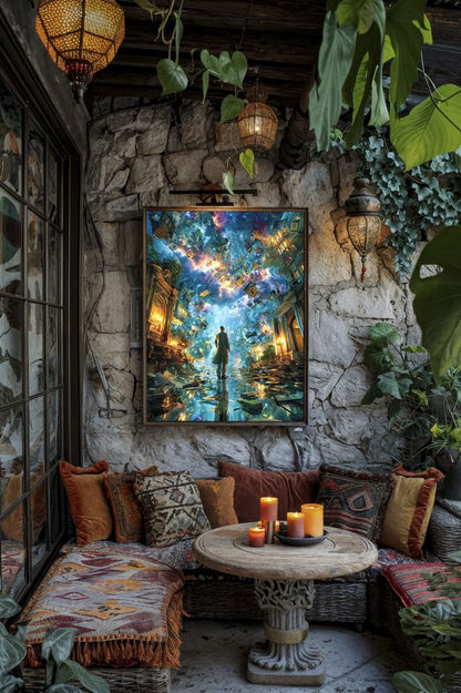 Art Print Alex Bush AI - Storm of Stories