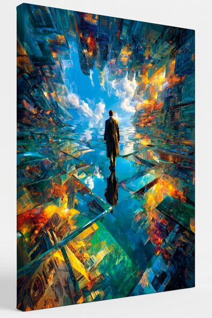Art Print Alex Bush AI - Whirlwind of Whispers
